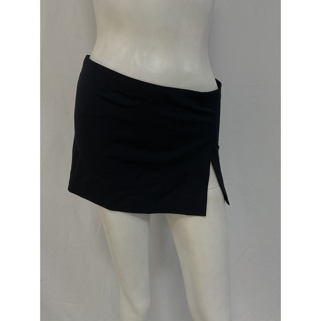 Miaou 'Micro' Black Crepe Mini Skirt Size XS