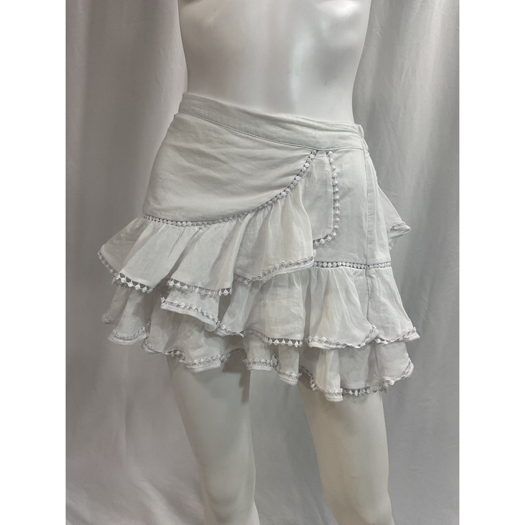 Charo Ruiz Ibiza 'Fera' White Skirt Size S