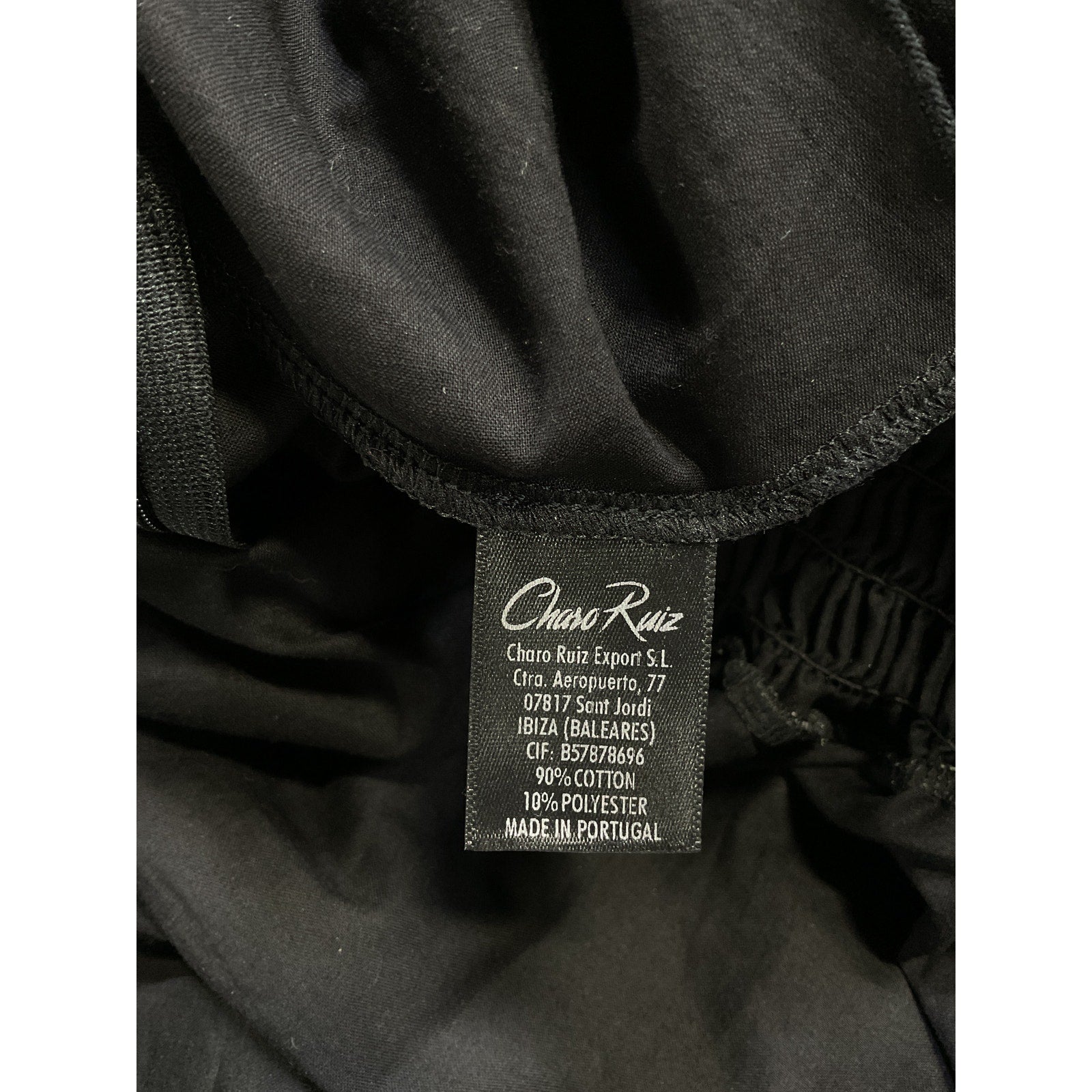 Charo Ruiz Ibiza 'Giulia' Black Mini Dess Size S