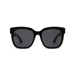 Gucci Oversized Black GG Logo Square Sunglasses