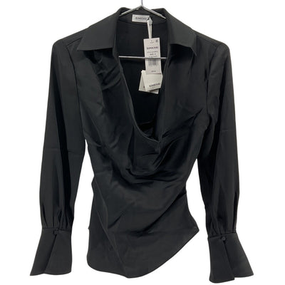 Simkhai Chic Black Symone Cowl Neck Blouse Size 0 NWT