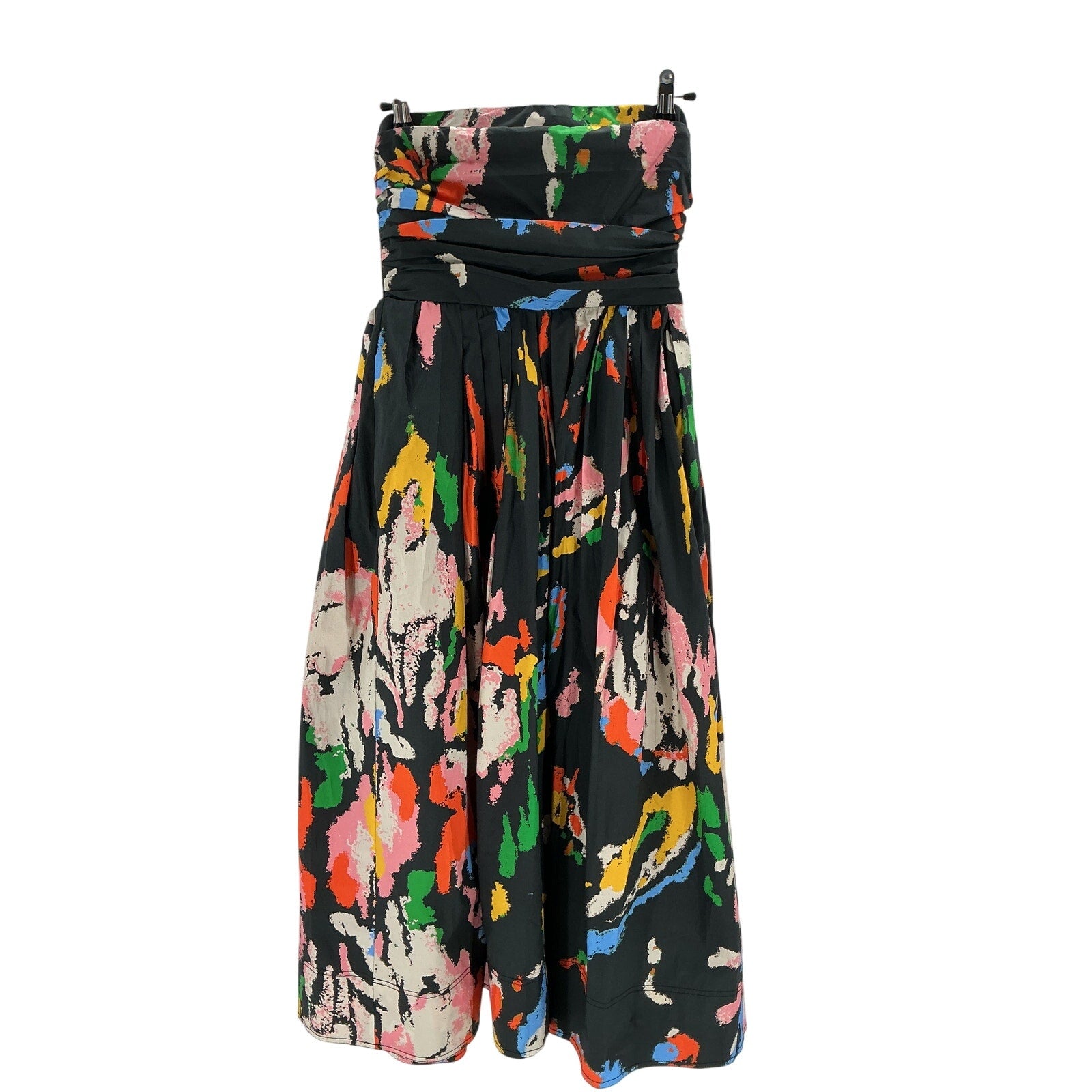 A.L.C. 'Tate' Black Cotton Strapless Dress Size 4