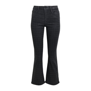 Frame Sleek Printed Le Crop Mini Boot Denim Jeans Size 28