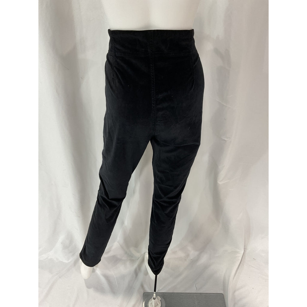 Veronica Beard 'Debbie' Black Velour High Rise Skinny Denim Jean Size 31