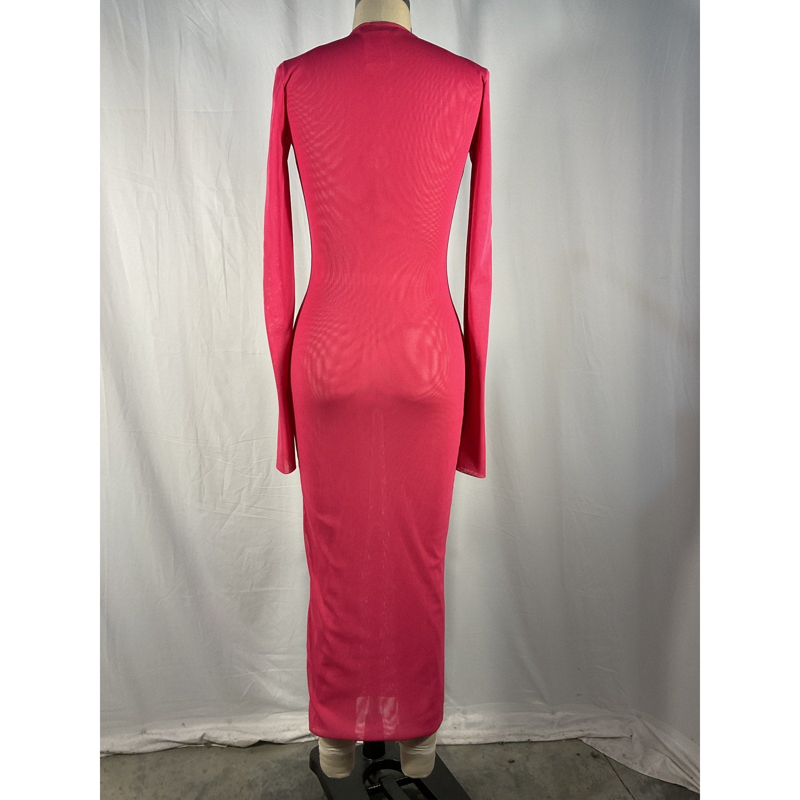 The Andamane 'Ivy' Pink Midi Dress Size XS