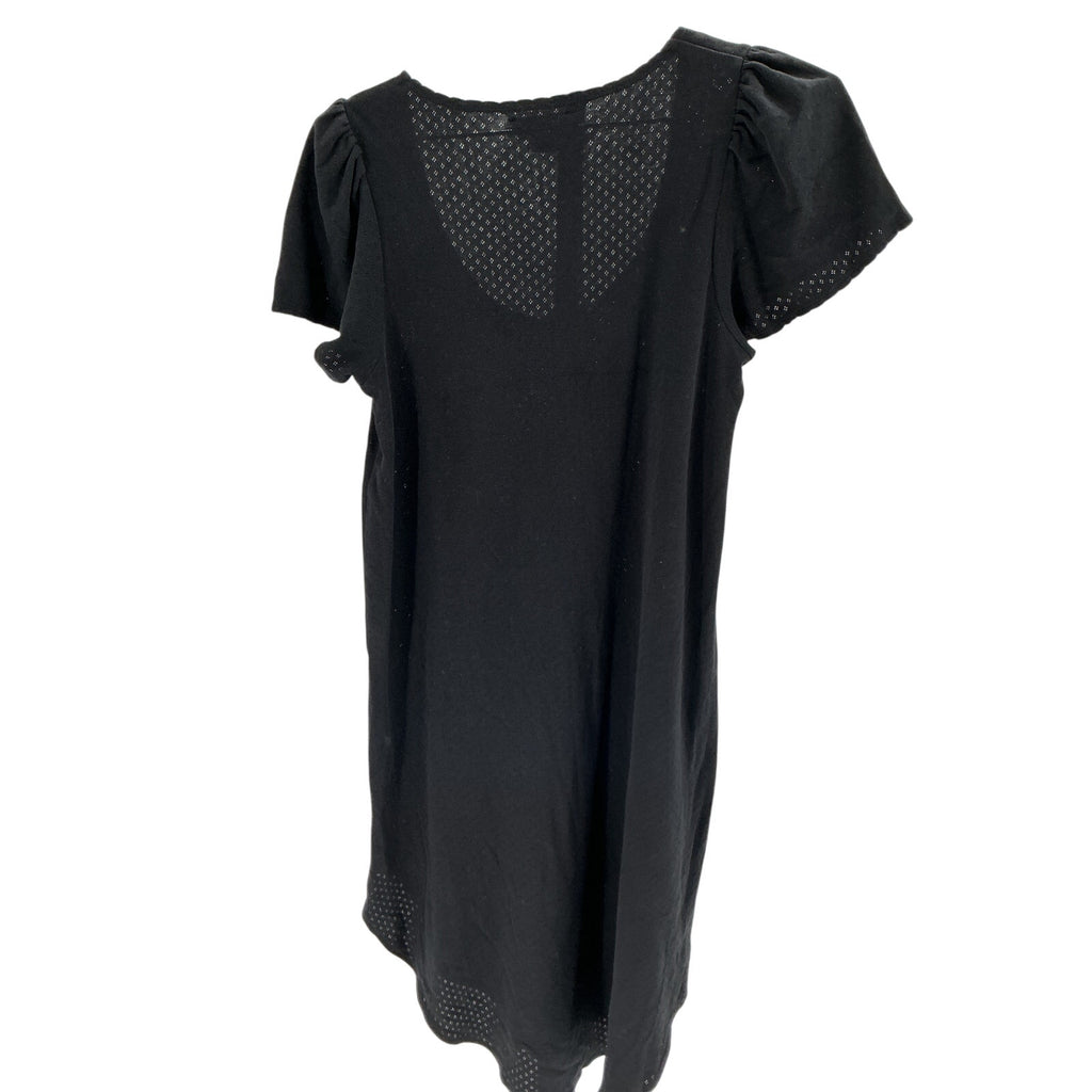 Hatch The Organic Pointelle Black Cotton Nightgown Size 0
