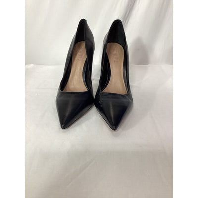 Schutz 'Lou' Black Leather Pump Size 7.5