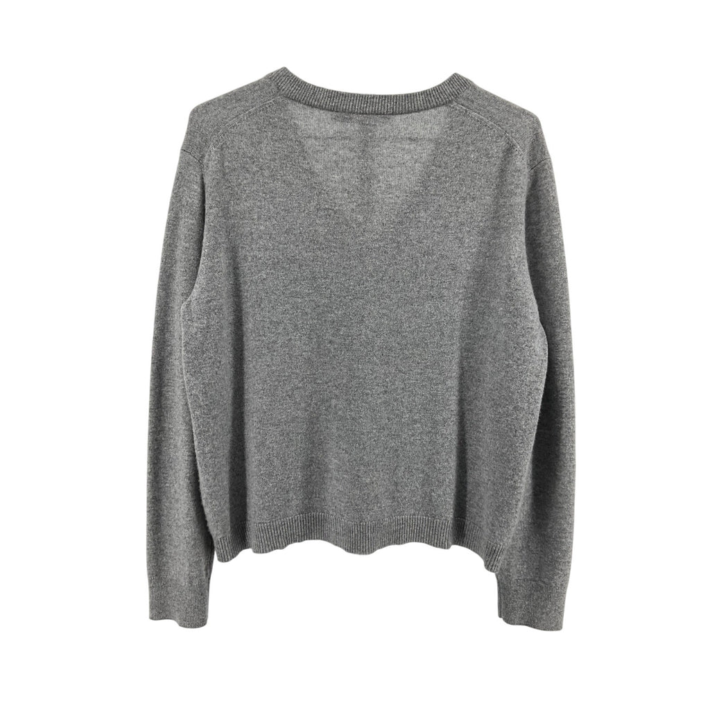 Jenni Kayne 'Flynn' Grey Cashmere Sweater Size M