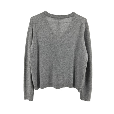 Jenni Kayne 'Flynn' Grey Cashmere Sweater Size M