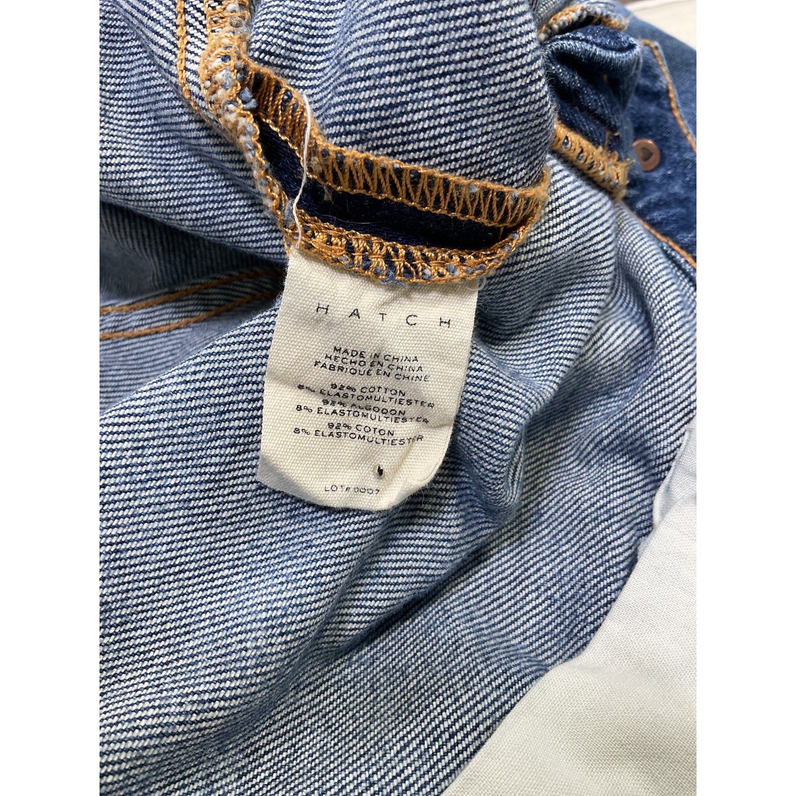 Hatch 'The Crop' Blue Maternity Denim Jean Size 27