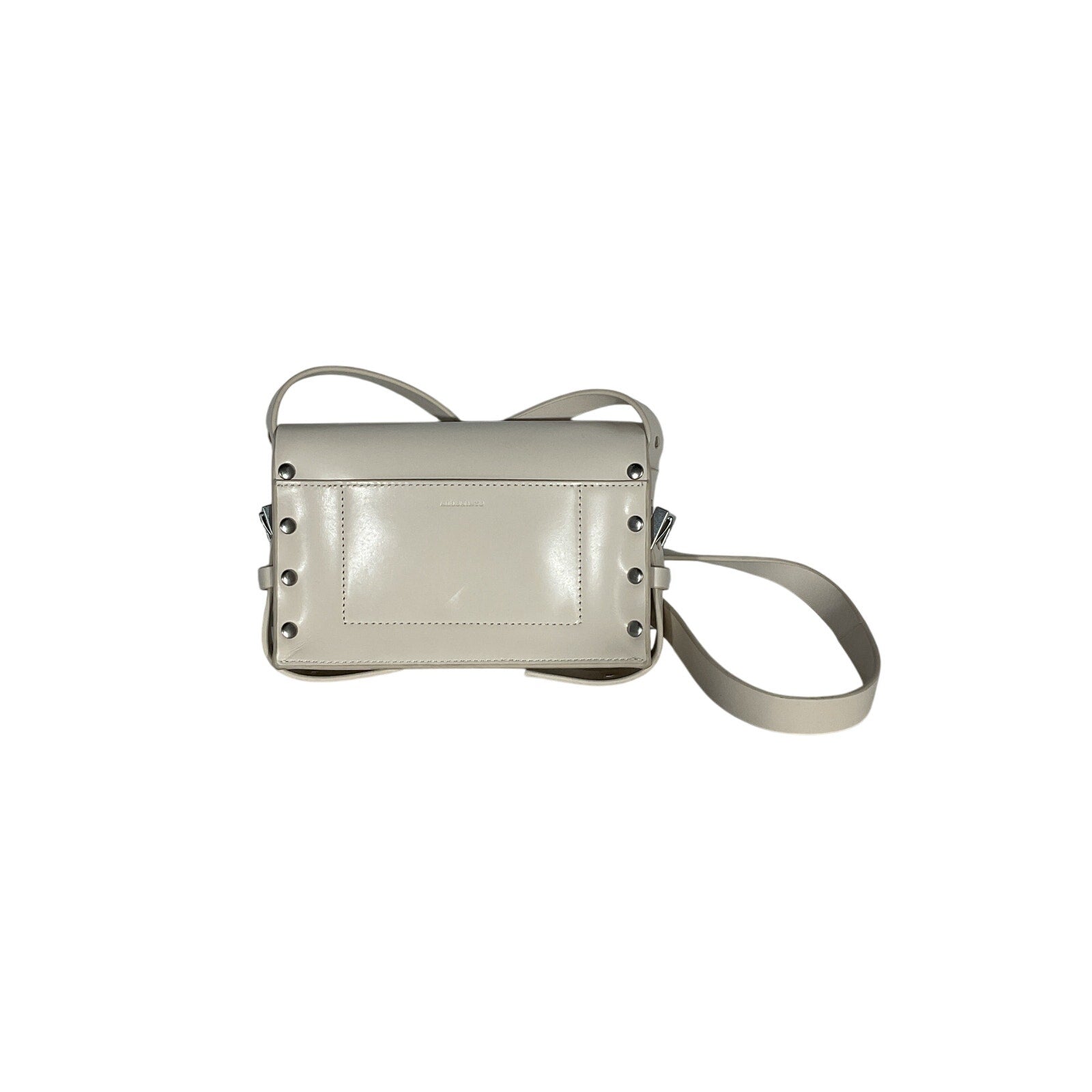 Allsaints 'Miro' Cream Leather Mini Crossbody Size OS
