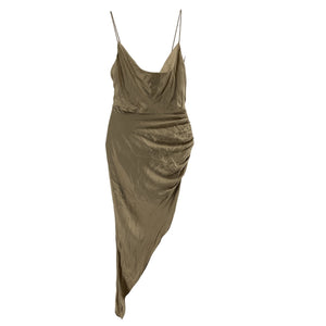 Aiifos Sleek Sand Martha Slip Dress Size XS