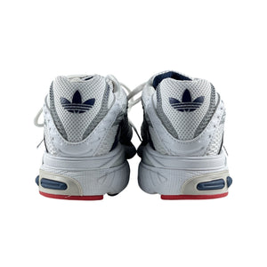 Sporty & Rich Retro White Red Navy Adistar Cushion Sneakers Size 5.5