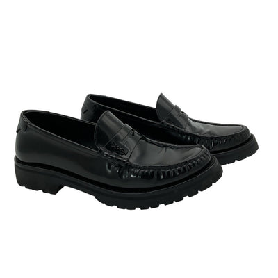 Saint Laurent Polished Black Mag 15 Loafers Size EU 38 / US 8