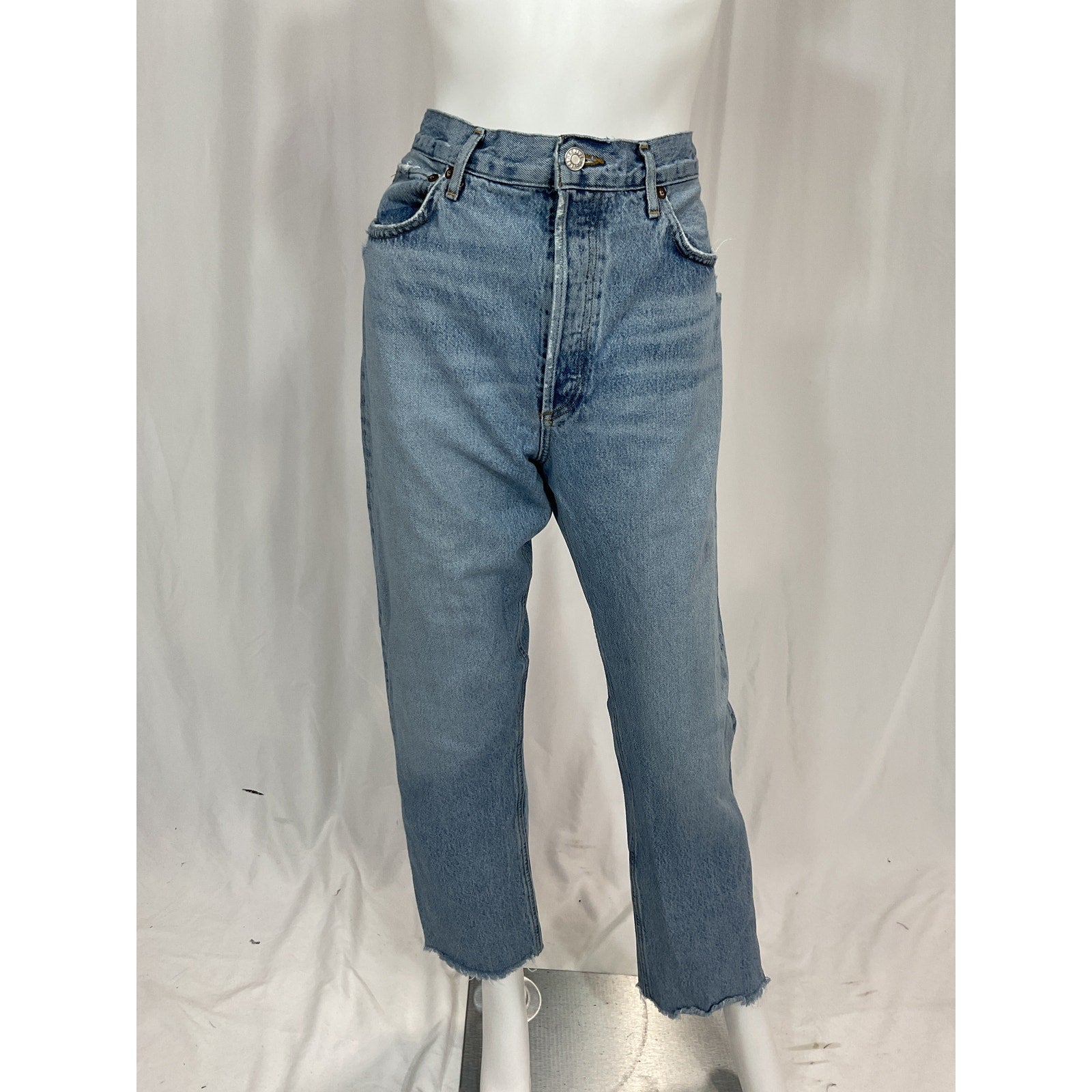 Agolde '90's' Blue Pinch Waist Denim Jean Size 30