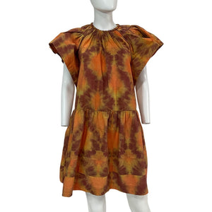 Ulla Johnson Bohemian Red Topaz Isolde Dress Size 2