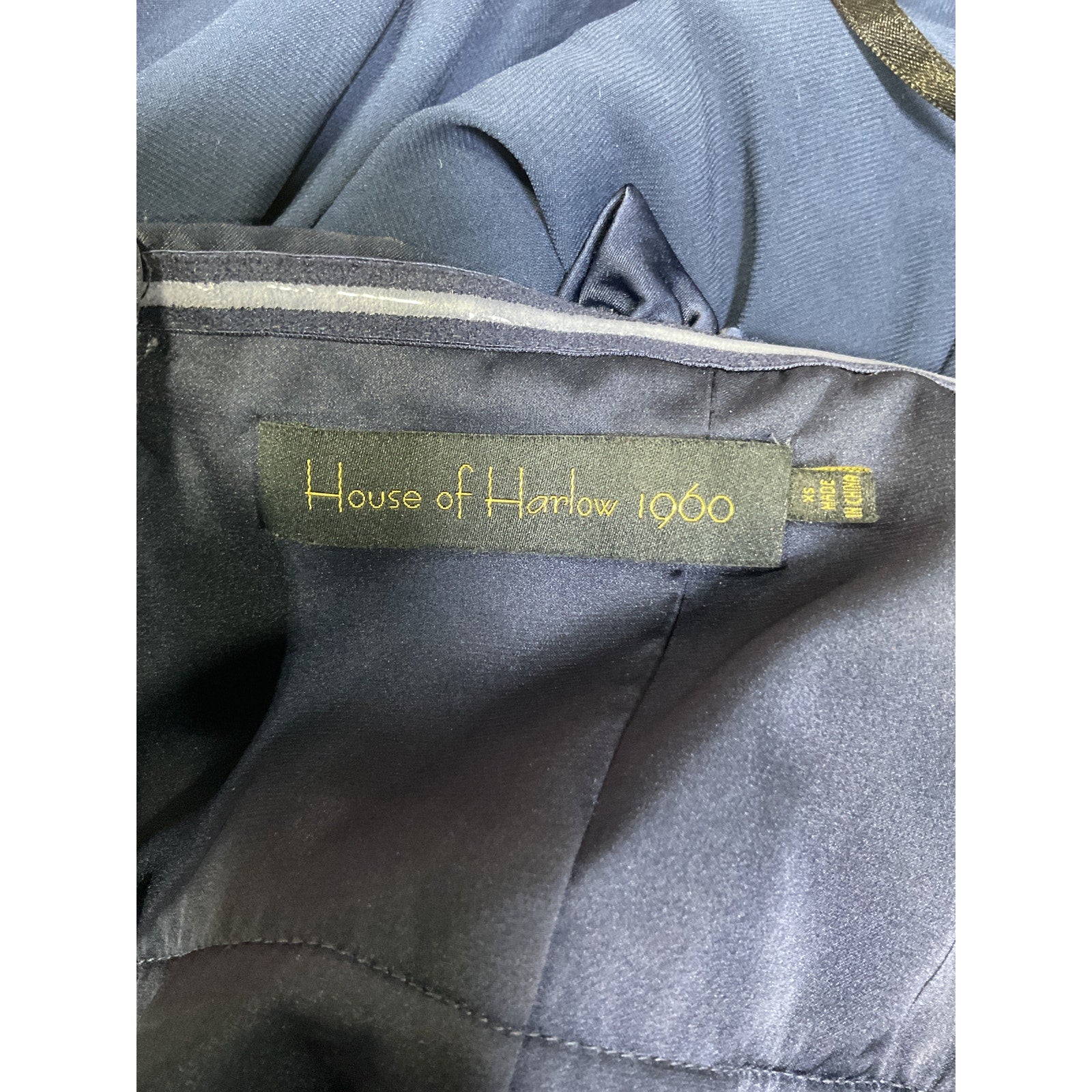 House Of Harlow 1960 x Revolve 'Burna' Navy Off Shoulder Blouse Size XS