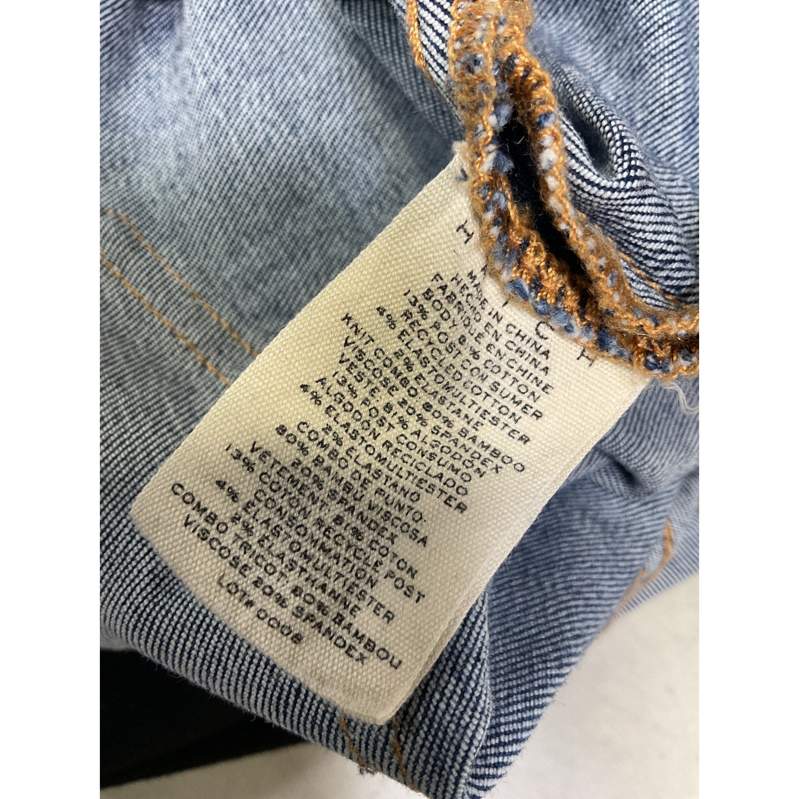 Hatch 'The Over' Blue The Bump Slim Maternity Denim Jean Size 27