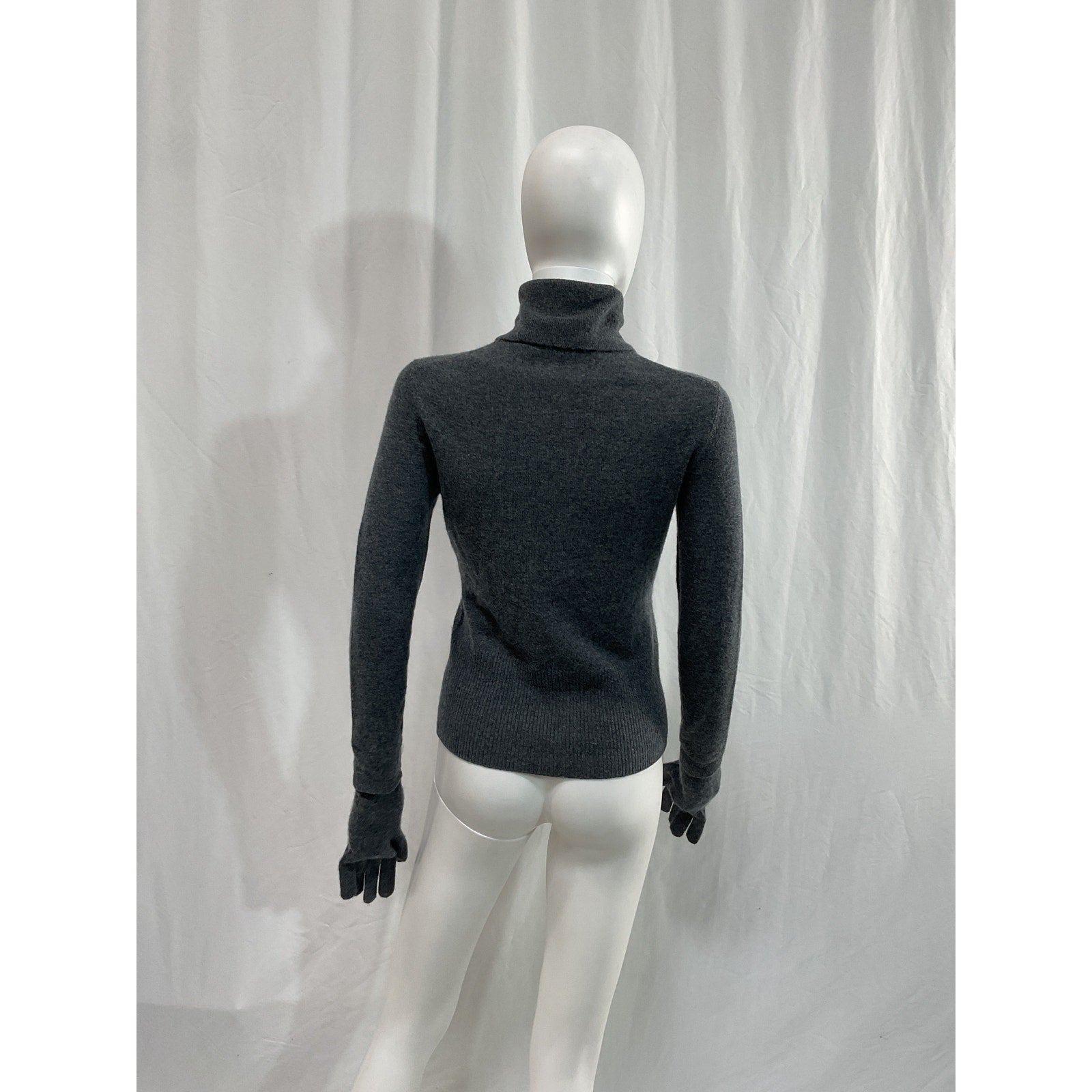 Simkhai 'Dita' Gray Gloved Turtleneck Size S