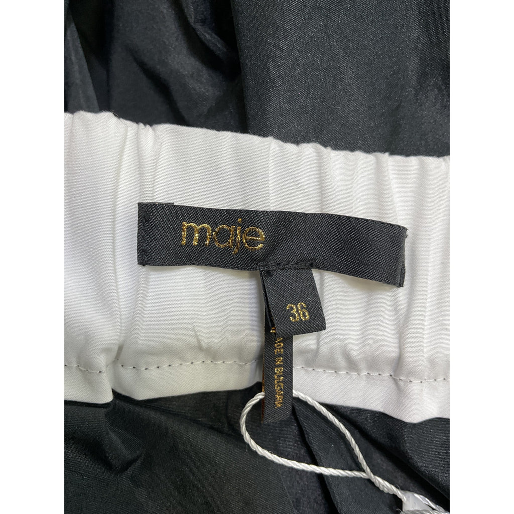 Maje 'Juraly' Black Polyester Skirt Size 36