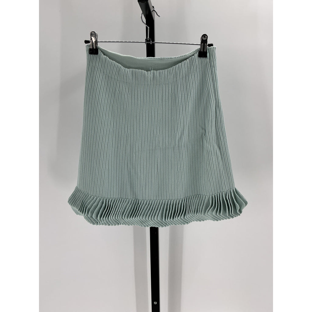 Alexis 'Ashe' Blue Viscose Skirt Size L