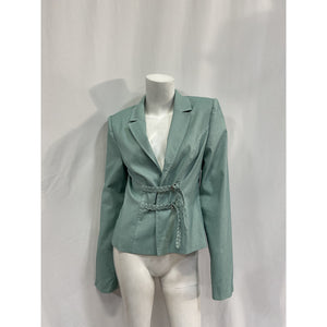 Tularosa 'Addison' Green Cotton Blazer Size M