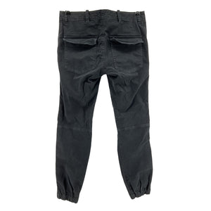 Nili Lotan Utility Black French Military Pants Size 2