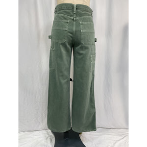 Agolde 'Magda' Green Cotton Denim Carpenter Denim Jean Size 26