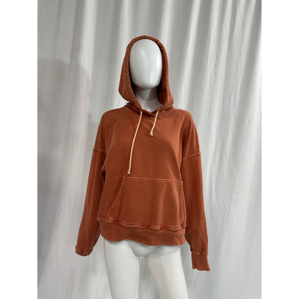 Re/Done 'Classic' Orange Hoodie Size S