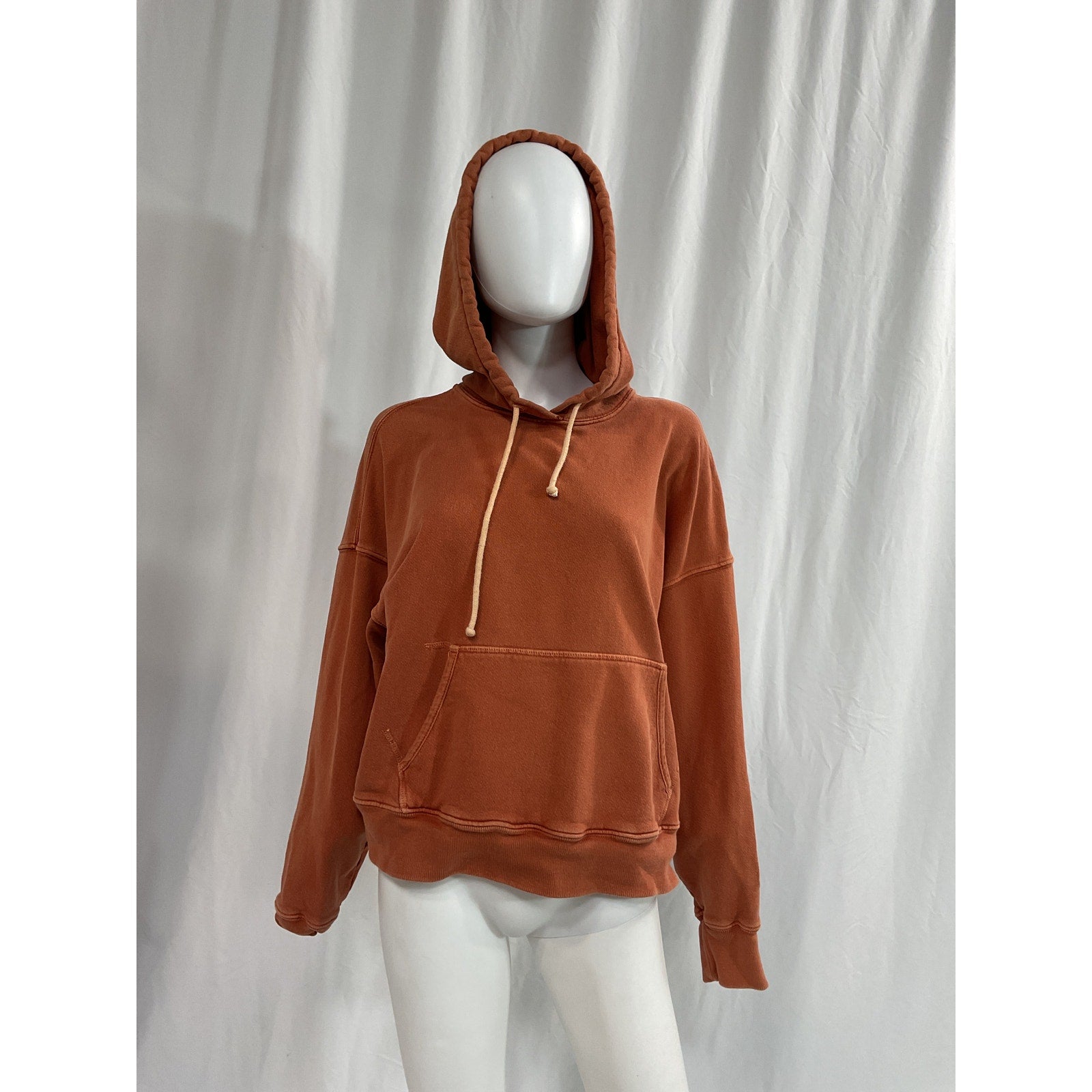 Re/Done 'Classic' Orange Hoodie Size S