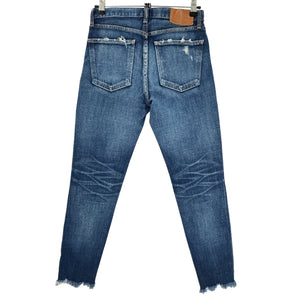 Moussy Distressed Blue Mv Skinny Denim Jeans Size 25