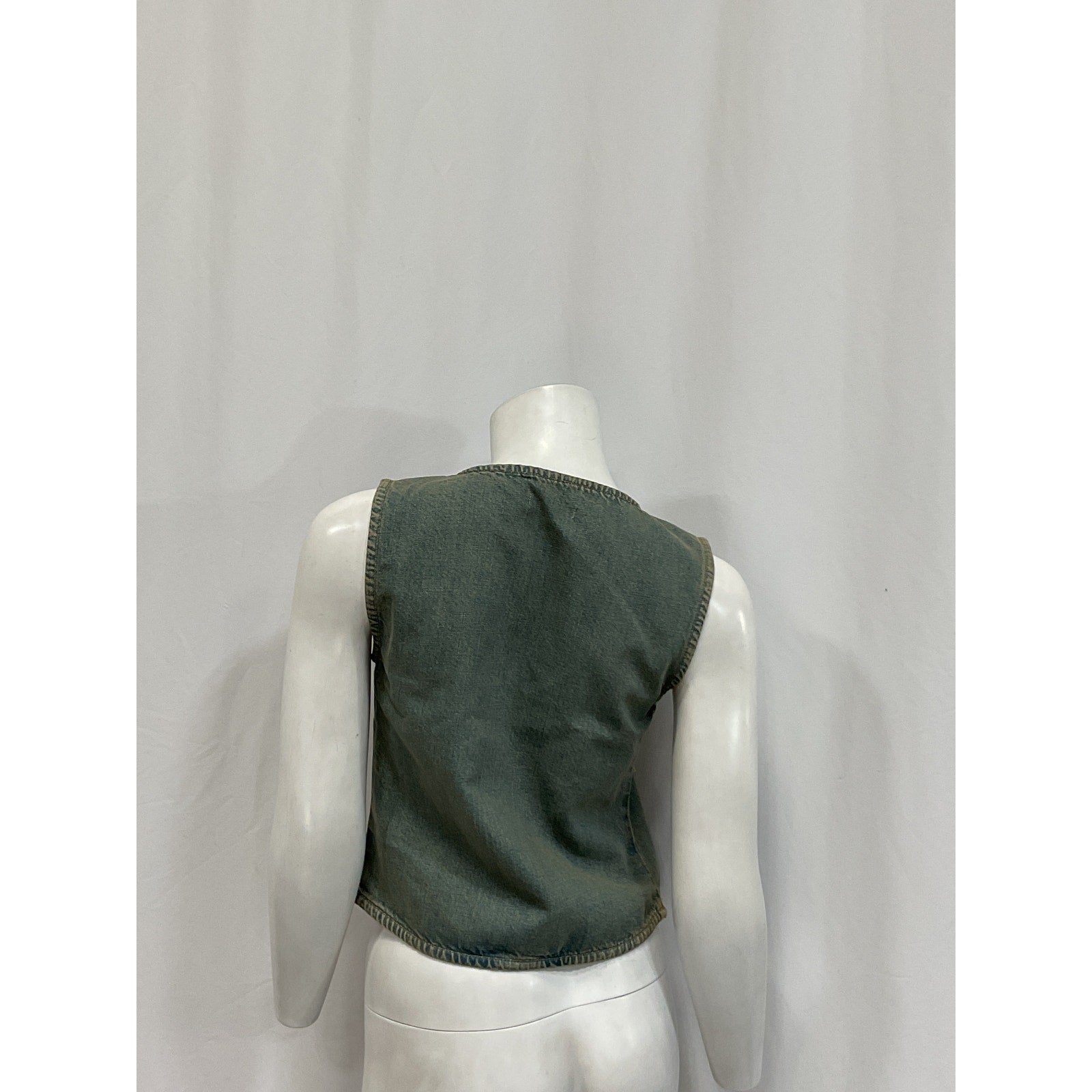 Miaou 'Chani' Green Cotton Top Size S