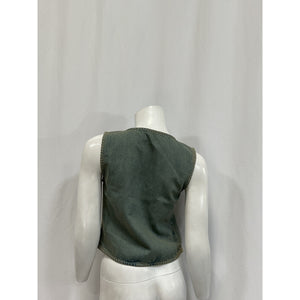 Miaou 'Chani' Green Cotton Top Size S