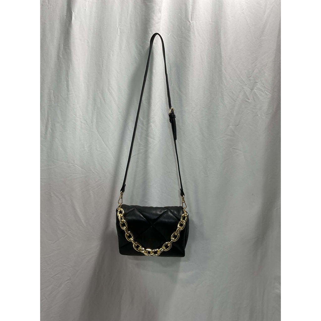 Stand Studio 'Brynn' Black Quilted Leather Shoulder Bag