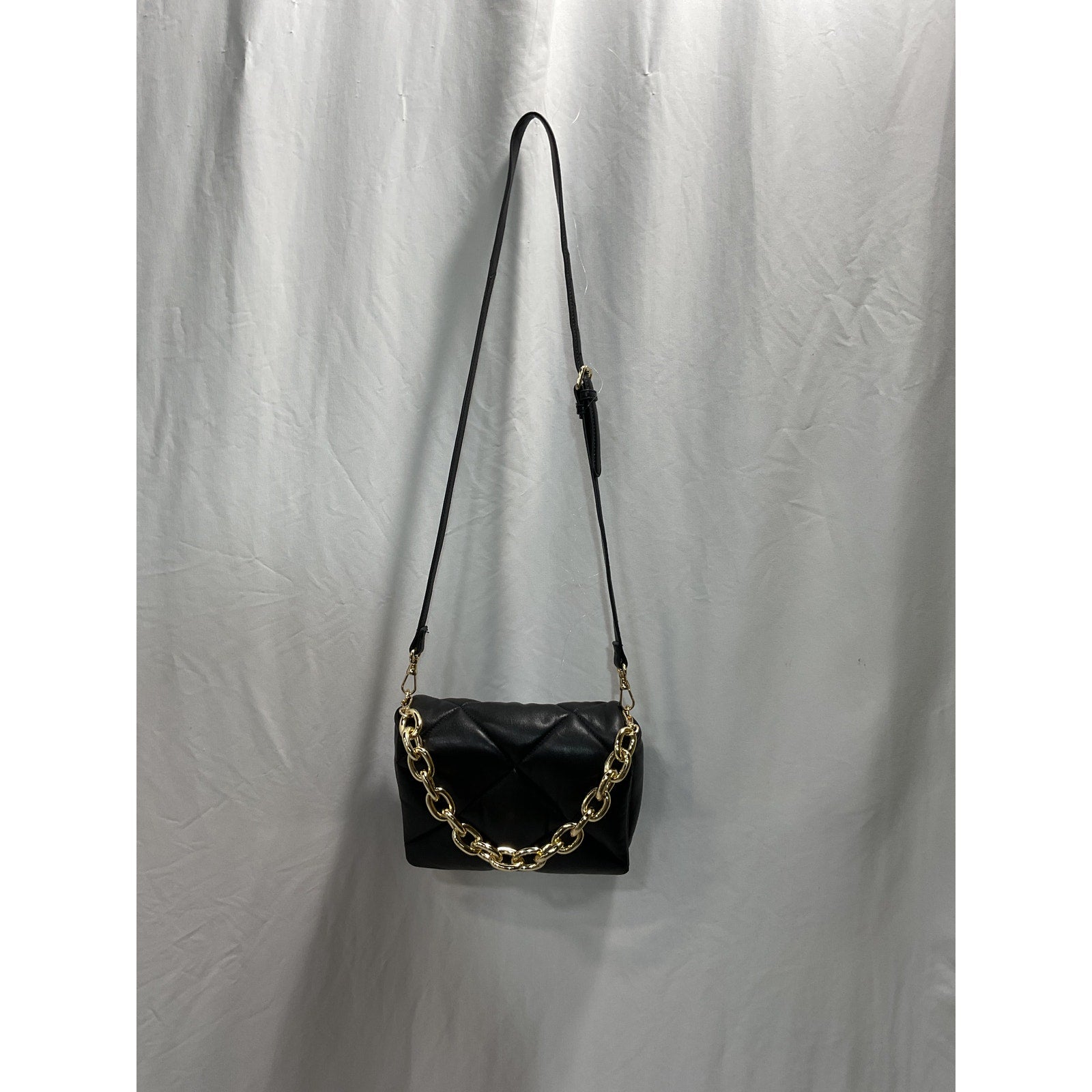 Stand Studio 'Brynn' Black Quilted Leather Shoulder Bag