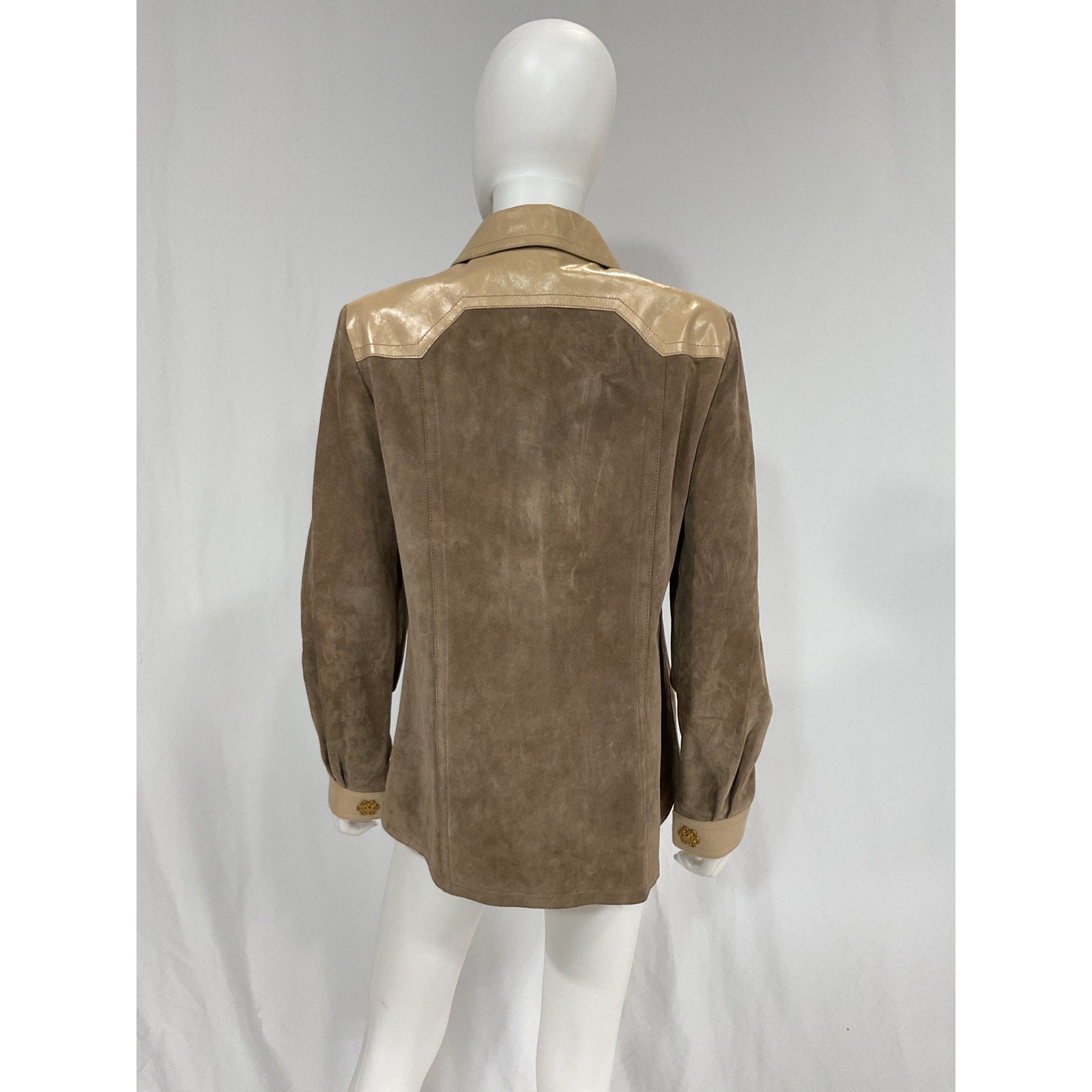 Tory Burch Tan Leather Jacket Size 10
