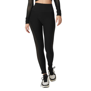 Alo Yoga Seamless Black Open Air Leggings Size S