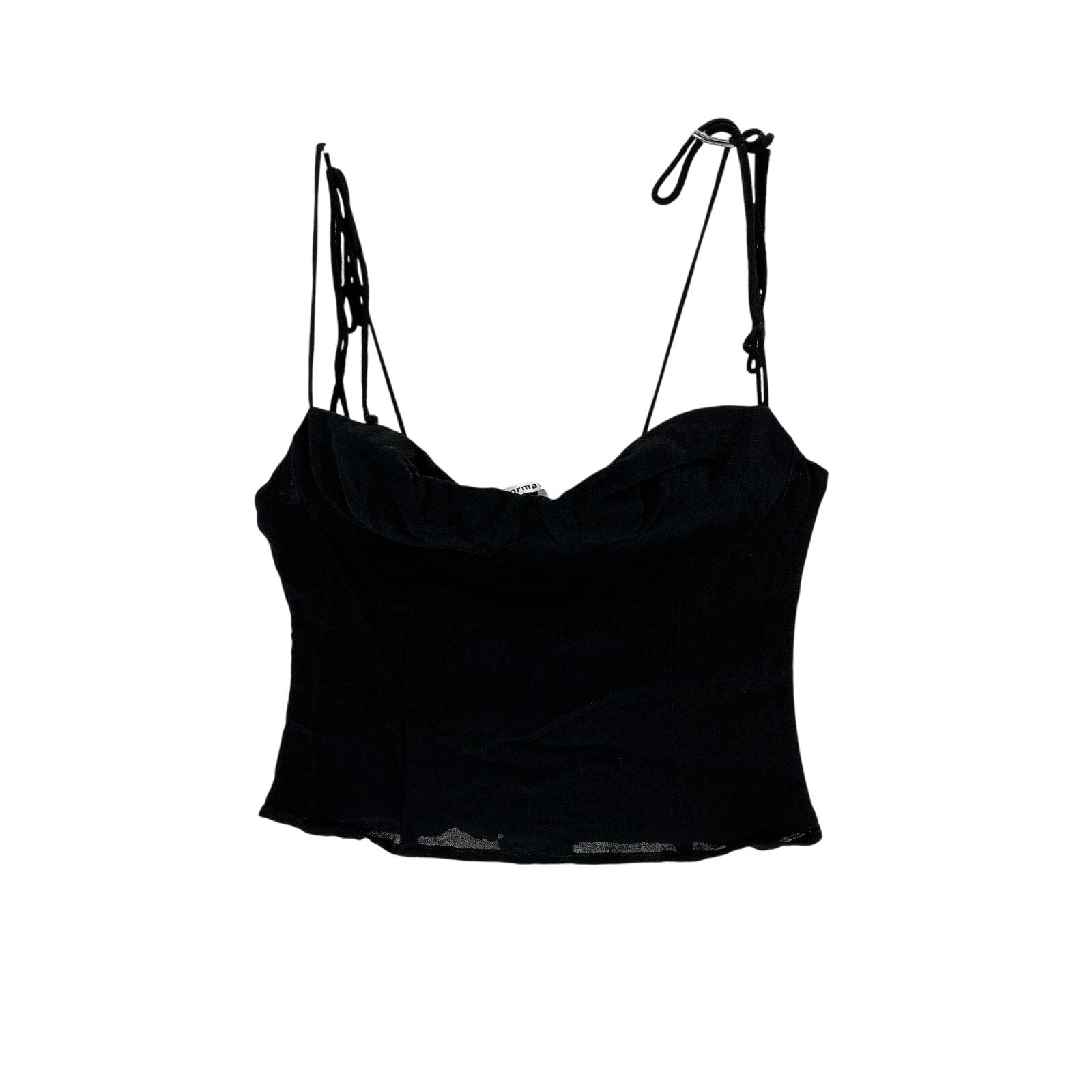 Reformation 'Liza' Black Camisole Top Size 0