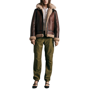 Rag & Bone Cozy Brown Stella Jacket Size M