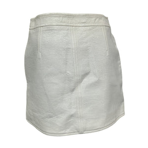 Courrèges Sleek White Reedition Skirt Size 38 FR / 6 US