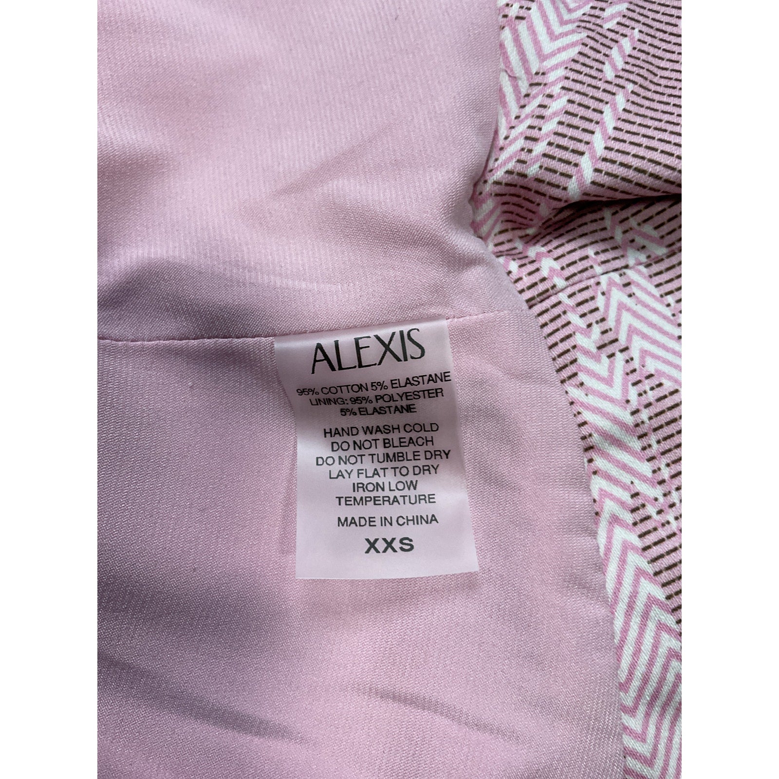 Alexis 'Komosa' Pink Cotton Skirt Size XXS
