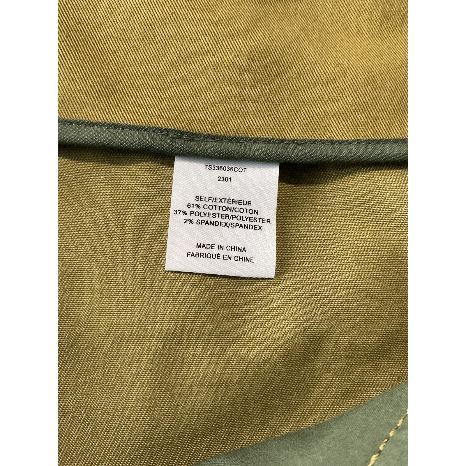 Derek Lam 'Yolie' Green Cotton Cargo Skort Size 00 - NWT