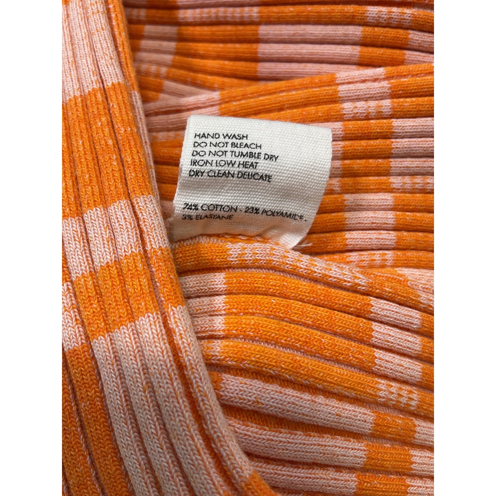 Jacquemus 'Gelati' Orange Long Sleeve Top Size S