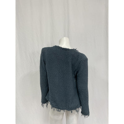 Iro 'Shavani' Blue Cotton Jacket Size 36