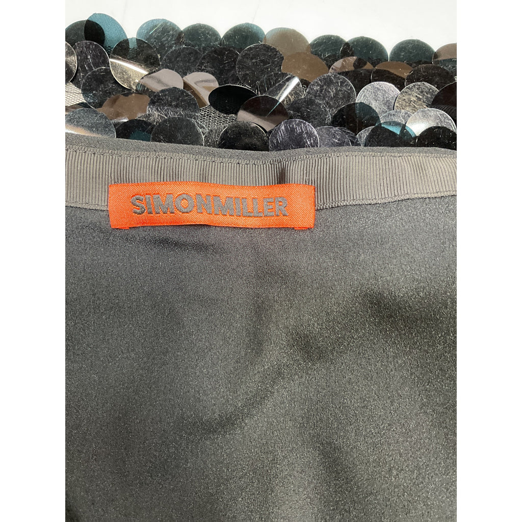 Simon Miller 'Dizzy Sequin' Black Skirt Size 4