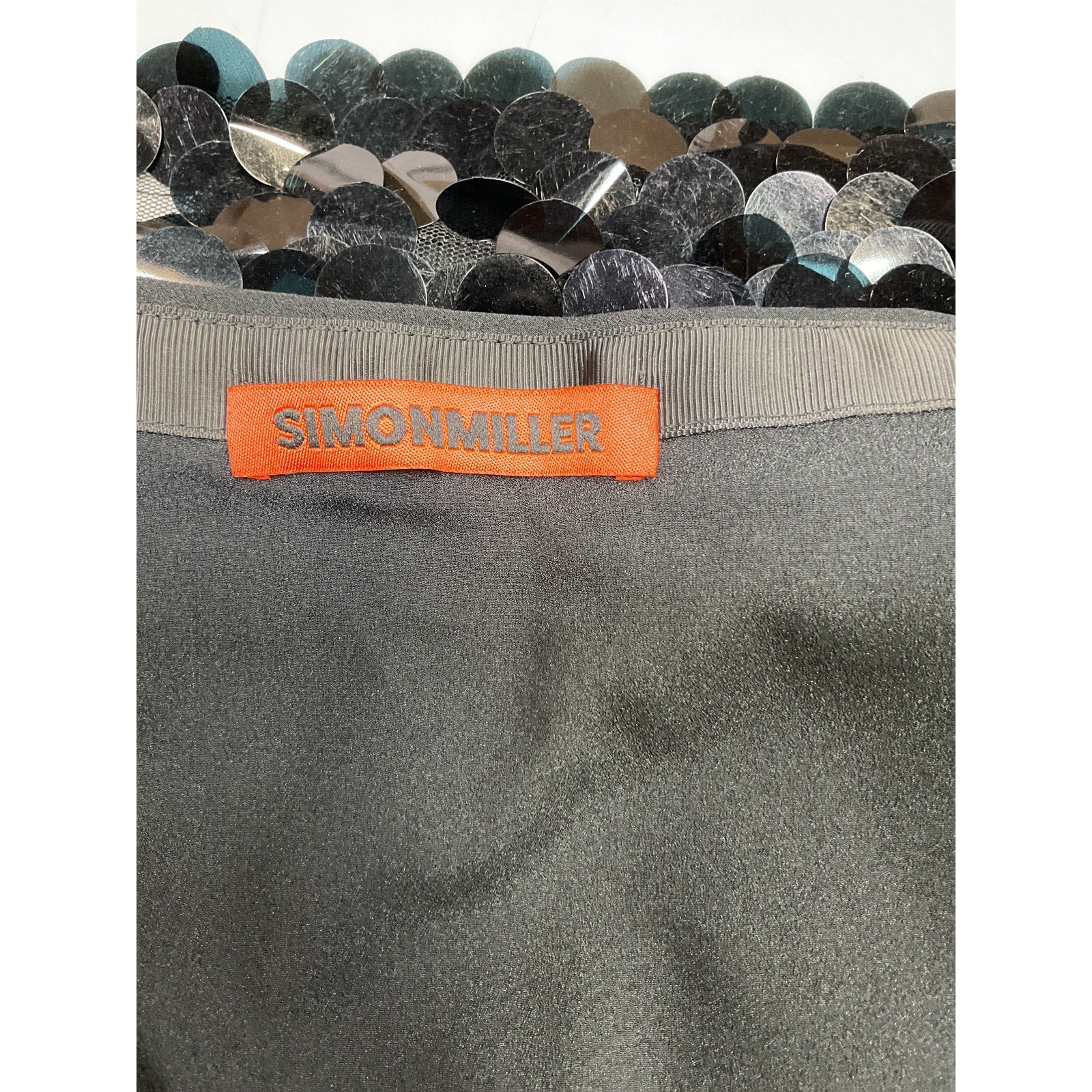 Simon Miller 'Dizzy Sequin' Black Skirt Size 4
