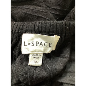 L*Space 'Santorini' Black Chiffon Dress Size XS