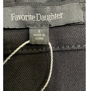 Favorite Daughter Sleek Black Phoebe Bustier Top Size 2