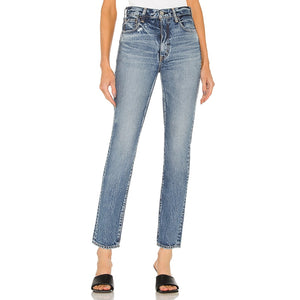 Moussy Vintage Blue Lombard Denim Jeans Size 23