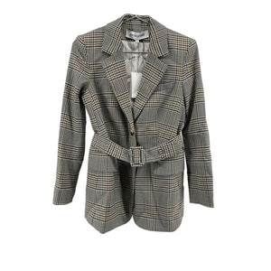 Veronica Beard 'Ryanne' White Polyester Belted Dickey Jacket Size 4 - NWT